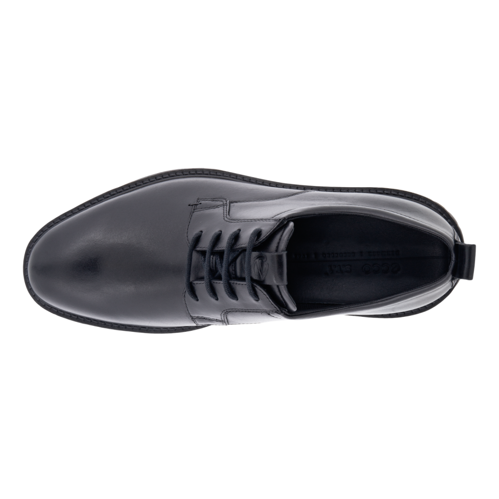 ECCO ECCO ST.1 HYBRID MEN'S PLAIN TOE GTX Black | MEN Dress Shoes - Jaz ...